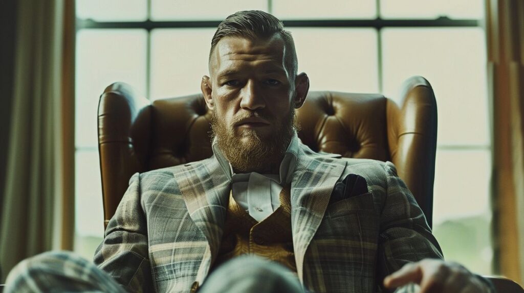 Conor McGregor vagyona ábrázolva grafikonon és pénzkupacokkal